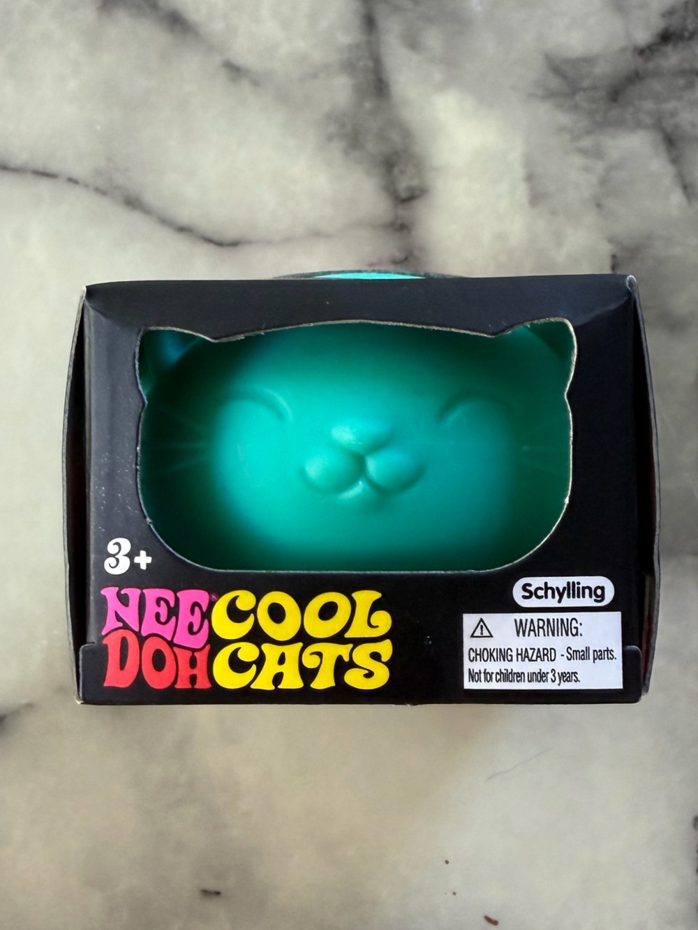Needoh Cool Cats Stress Ball Green Teal